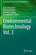 Cover: Environmental Biotechnology Vol. 3 - Springer