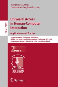 Abbildung von: Universal Access in Human-Computer Interaction. Applications and Practice - Springer