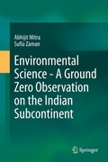 Cover: Environmental Science - A Ground Zero Observation on the Indian Subcontinent - Springer