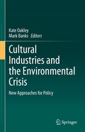 Cover: Cultural Industries and the Environmental Crisis - Springer