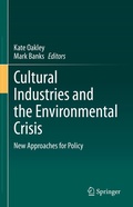 Cover: Cultural Industries and the Environmental Crisis - Springer