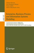 Bild: Enterprise, Business-Process and Information Systems Modeling - Springer