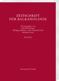 Cover: Zeitschrift f&uuml;r Balkanologie 55 (2019) 2 - Harrassowitz Verlag