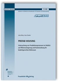 Enlarge image Cover: PREFAB HOUSING - Fraunhofer IRB Verlag