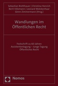 Cover: Wandlungen im &Ouml;ffentlichen Recht - Nomos