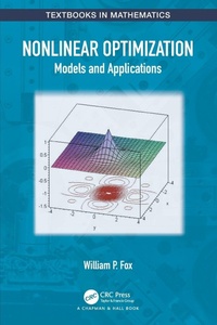 Enlarge image Cover: Nonlinear Optimization - Chapman & Hall/CRC