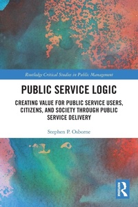 Enlarge image Cover: Public Service Logic - Routledge
