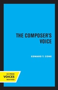 Cover: The Composer's Voice - University of California Press