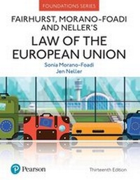 Abbildung von: Fairhurst, Morano-Foadi and Neller's Law of the European Union - Pearson Education Limited