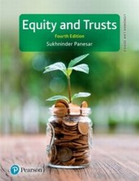 Abbildung von: Equity and Trusts - Pearson Education Limited