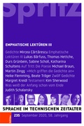 Cover: Emphatische Lekt&uuml;ren III - B&ouml;hlau