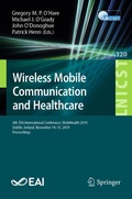 Cover: Wireless Mobile Communication and Healthcare - Springer