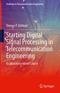 Cover: Starting Digital Signal Processing in Telecommunication Engineering - Springer
