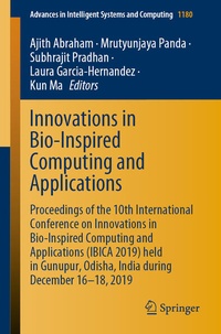 Enlarge image Cover: Innovations in Bio-Inspired Computing and Applications - Springer