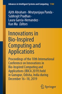 Enlarge image Cover: Innovations in Bio-Inspired Computing and Applications - Springer