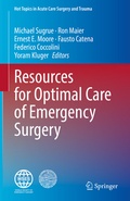 Cover: Resources for Optimal Care of Emergency Surgery - Springer