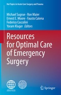 Cover: Resources for Optimal Care of Emergency Surgery - Springer