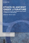 Cover: Ethics in Ancient Greek Literature - De Gruyter