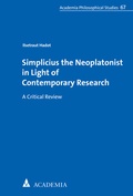 Cover: Simplicius the Neoplatonist in Light of Contemporary Research - academia