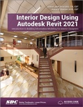Cover: Interior Design Using Autodesk Revit 2021 - SDC Publications