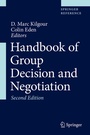 Cover: Handbook of Group Decision and Negotiation - Springer