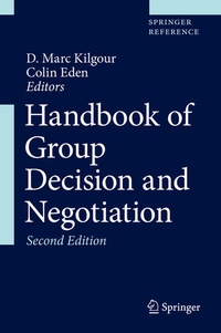 Enlarge image Cover: Handbook of Group Decision and Negotiation - Springer