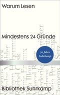 Cover: Warum Lesen - Suhrkamp