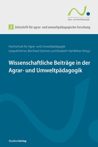 Abbildung von: Zeitschrift für agrar- und umweltpädagogische Forschung 2 - Studien Verlag