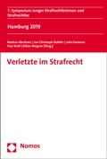 Cover: Verletzte im Strafrecht - Nomos
