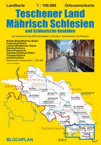 Abbildung von: Landkarte Teschener Land/Mährisch Schlesien - BLOCHPLAN