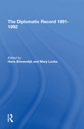 Cover: The Diplomatic Record 19911992 - Routledge