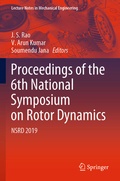 Cover: Proceedings of the 6th National Symposium on Rotor Dynamics - Springer