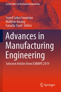Enlarge image Cover: Advances in Manufacturing Engineering - Springer