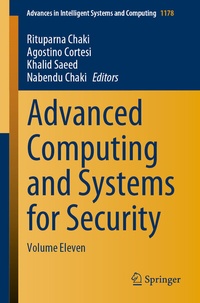 Abbildung von: Advanced Computing and Systems for Security - Springer