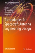 Cover: Technologies for Spacecraft Antenna Engineering Design - Springer