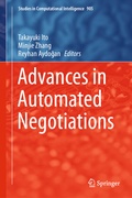 Cover: Advances in Automated Negotiations - Springer