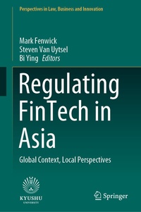 Enlarge image Cover: Regulating FinTech in Asia - Springer