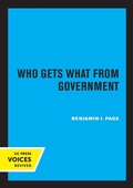 Cover: Who Gets What from Government - University of California Press