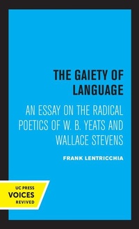 Enlarge image Cover: The Gaiety of Language - University of California Press
