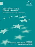 Cover: Democracy in the European Union - Routledge