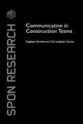Cover: Communication in Construction Teams - Routledge