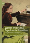 Cover: Women Writers and Experimental Narratives - Palgrave Macmillan