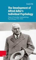 Cover: The Development of Alfred Adler's Individual Psychology - Vandenhoeck & Ruprecht