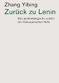 Cover: Zurueck zu Lenin - Canut Publishers