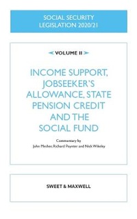 Enlarge image Cover: Social Security Legislation 2020/21 Volume II - Sweet & Maxwell