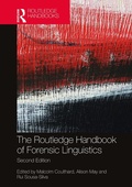 Cover: The Routledge Handbook of Forensic Linguistics - Routledge