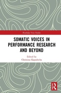 Cover: Somatic Voices in Performance Research and Beyond - Routledge