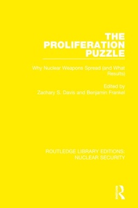 Enlarge image Cover: The Proliferation Puzzle - Routledge