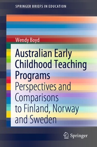 Enlarge image Cover: Australian Early Childhood Teaching Programs - Springer
