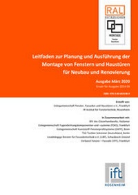 Abbildung von: Leitfaden zur Planung und Ausführung der Montage von Fenstern und Haustüren für Neubau und Renovierung - Gütegemeinschaft Fenster, Fassaden und Haustüren e.V.